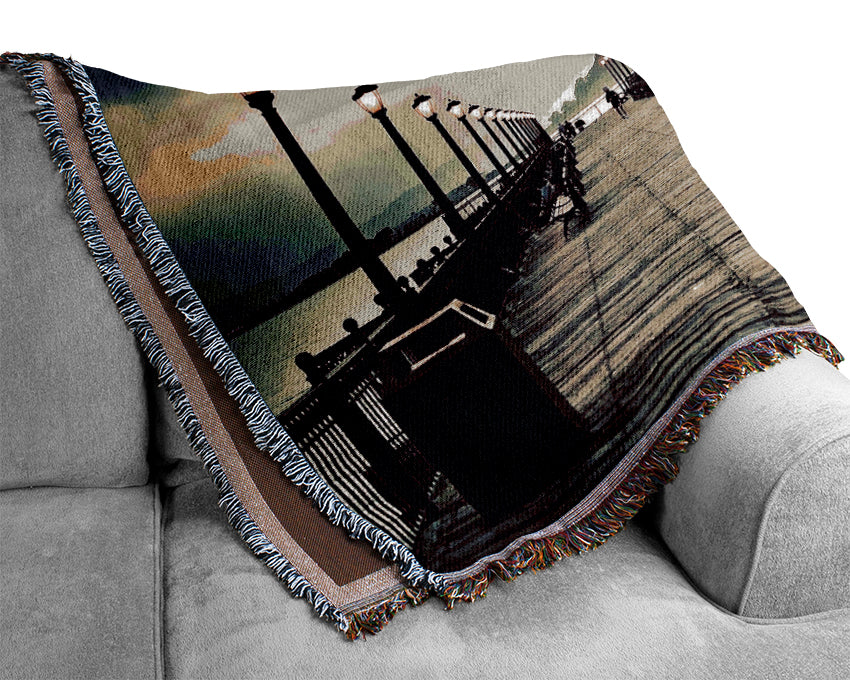 Promenade Storms Woven Blanket