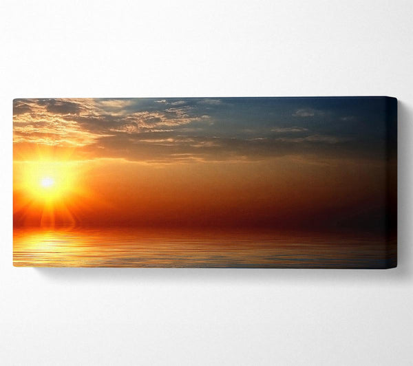 Sonnenuntergang Funkeln Ozean