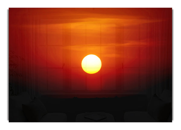Sonne über dem schwarzen Ozean