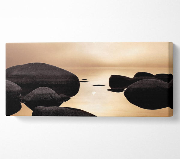 Tranquil Ocean Rocks
