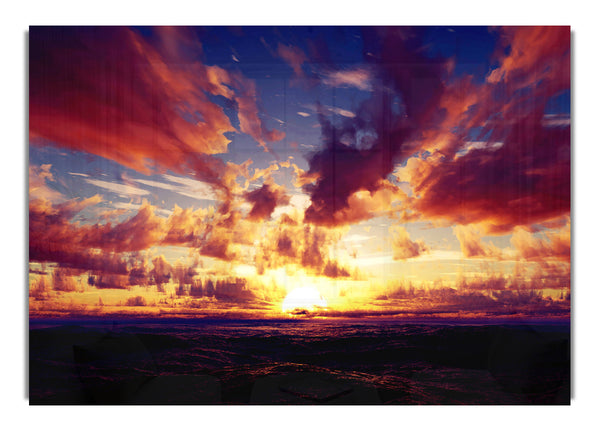 Sonnenuntergang Ozean Himmel
