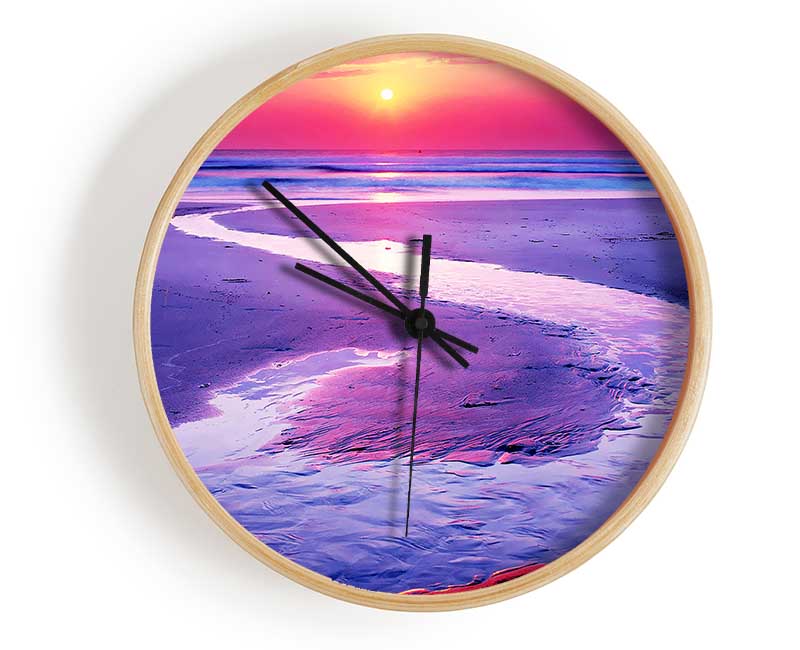 Shoreline Path Clock - Wallart-Direct UK