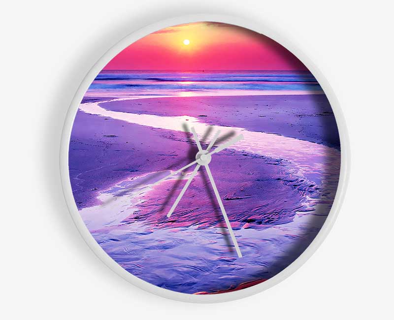 Shoreline Path Clock - Wallart-Direct UK