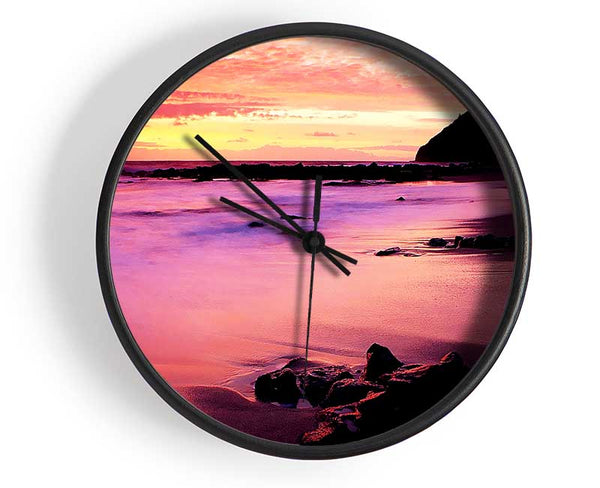The Rainbow Ocean Clock - Wallart-Direct UK