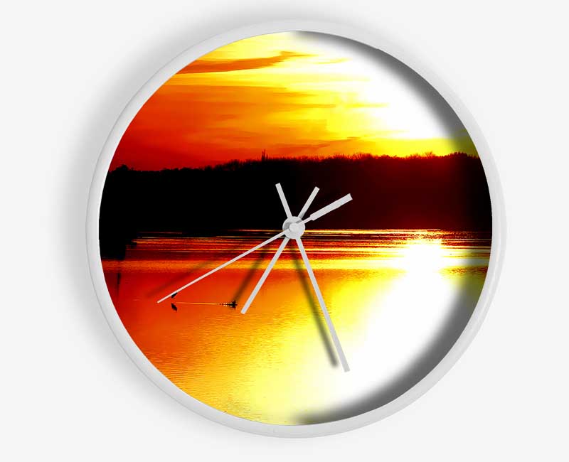 Sunlight Reflections Clock - Wallart-Direct UK
