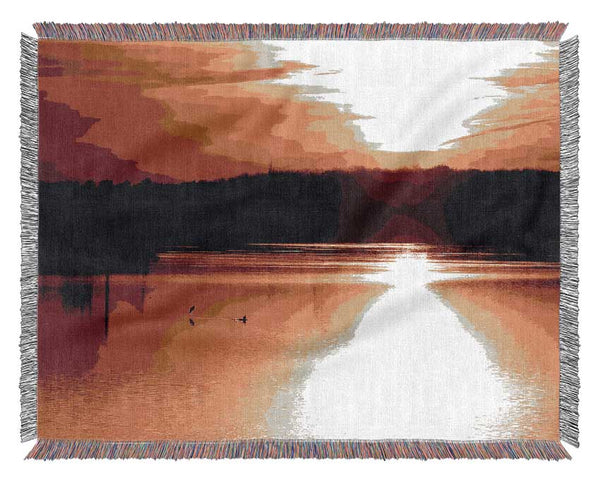 Sunlight Reflections Woven Blanket