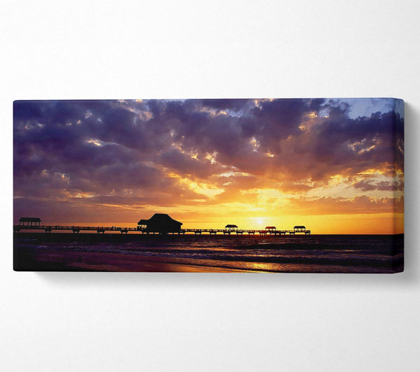 Pier Sunset Horizon