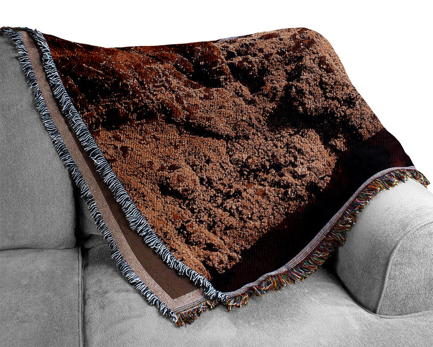 Ocean Rocks Woven Blanket