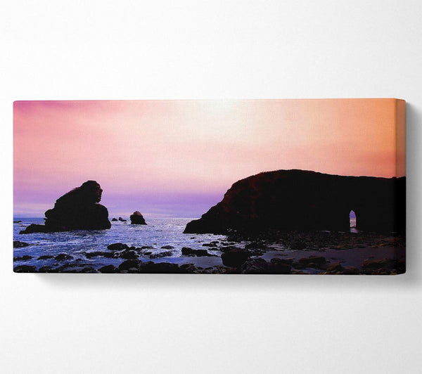 Peach Rock Sunset
