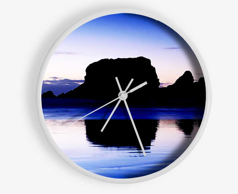 Moonlit Ocean Reflection Clock - Wallart-Direct UK