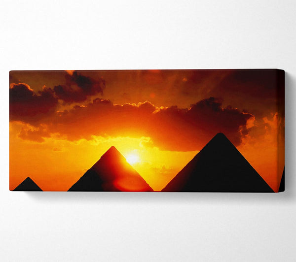 Egyptian Pyramid Sunset