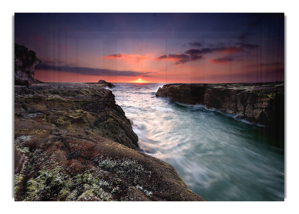 Sonnenuntergang am Muriwai Beach