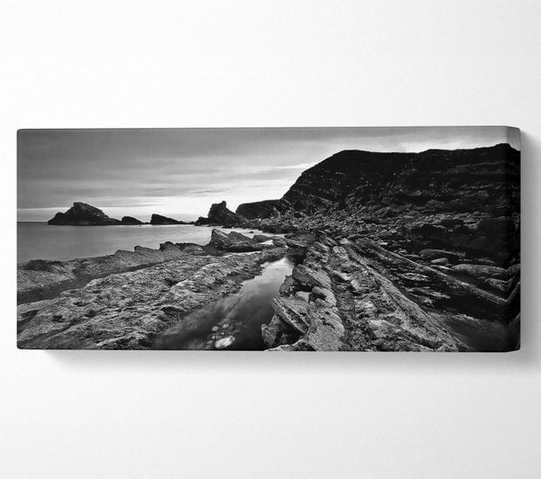 Ocean Rock Formation B n W