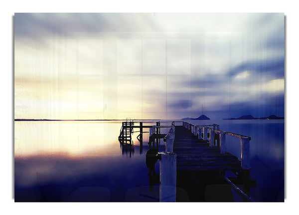 Ruhiger Ozeanpier