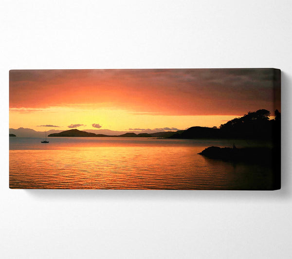 Glowing Crystal Sunset