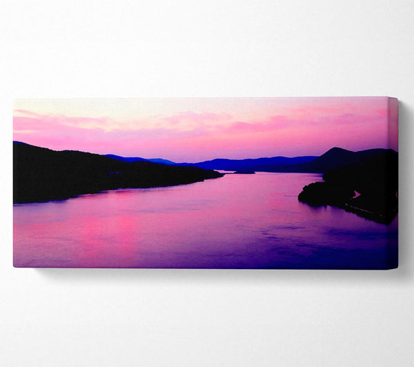 Pink Mountain Lake