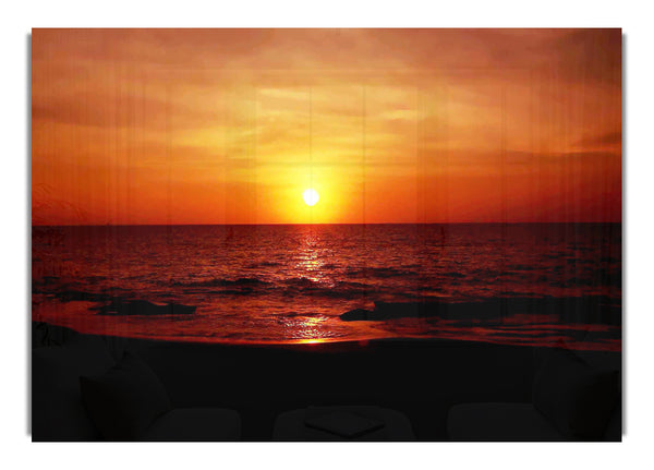 Sonnenuntergang Ozeanwellen