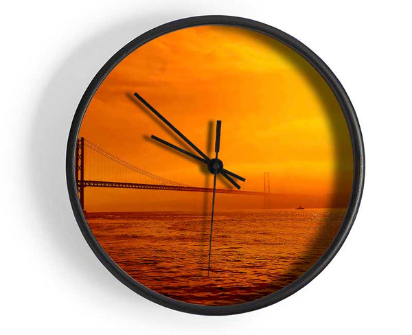 The Misty Ocean Crossing Clock - Wallart-Direct UK