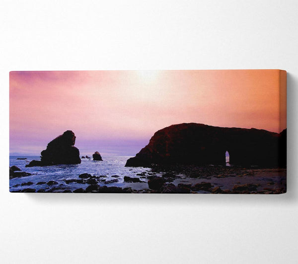Pink Mist Ocean Skies