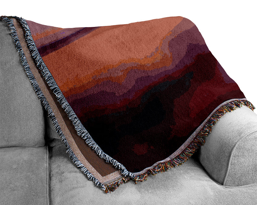 Pink Calm Woven Blanket