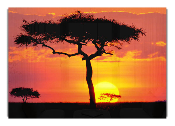 Sonnenuntergang in Kenia