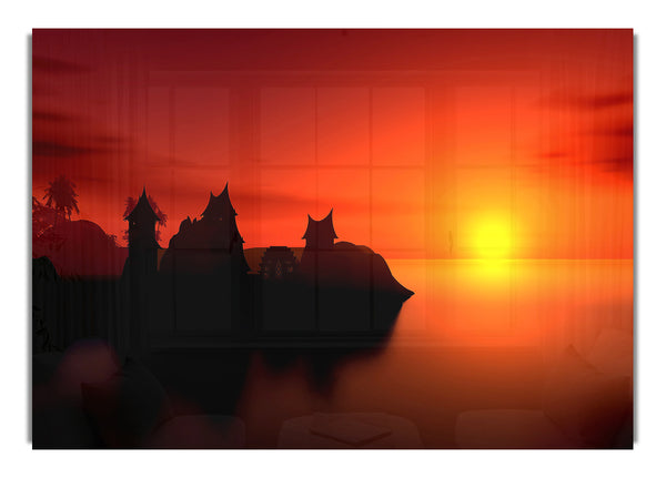 Sonnenuntergang Vektorgrafiken