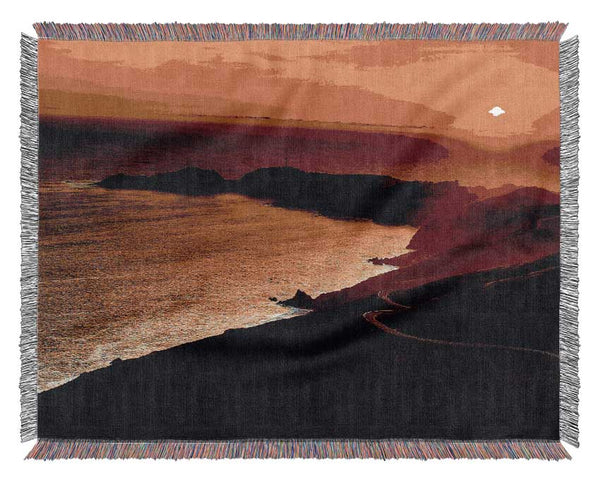 San Francisco Sunset Woven Blanket