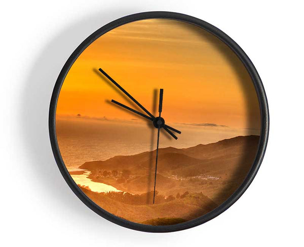San Francisco Ocean Mist Clock - Wallart-Direct UK