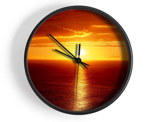 Sunset Japan Clock - Wallart-Direct UK