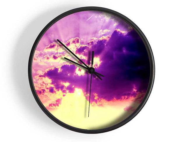 Sunburst Clock - Wallart-Direct UK
