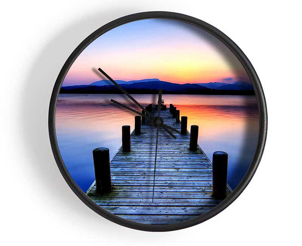 Windermere Lake District Cumbria England Clock - Wallart-Direct UK