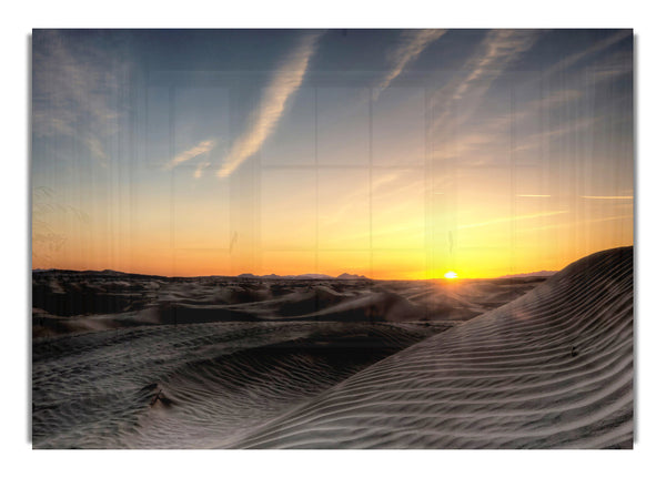 Kleiner Sahara-Sonnenuntergang