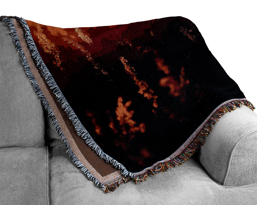 Hot Sunset Woven Blanket