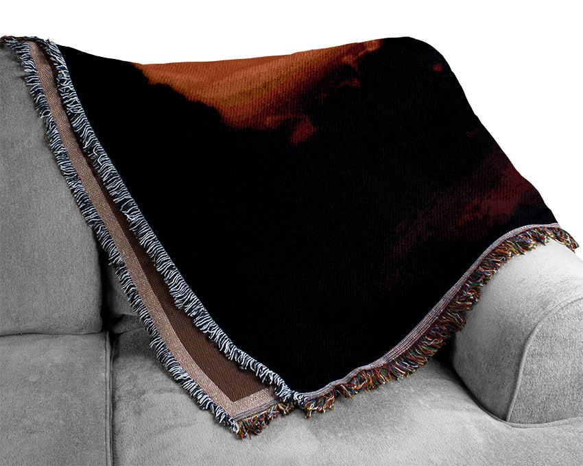 Sunset Clouds Woven Blanket