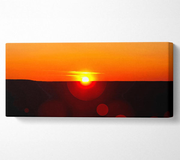 Sonnenuntergang funkeln