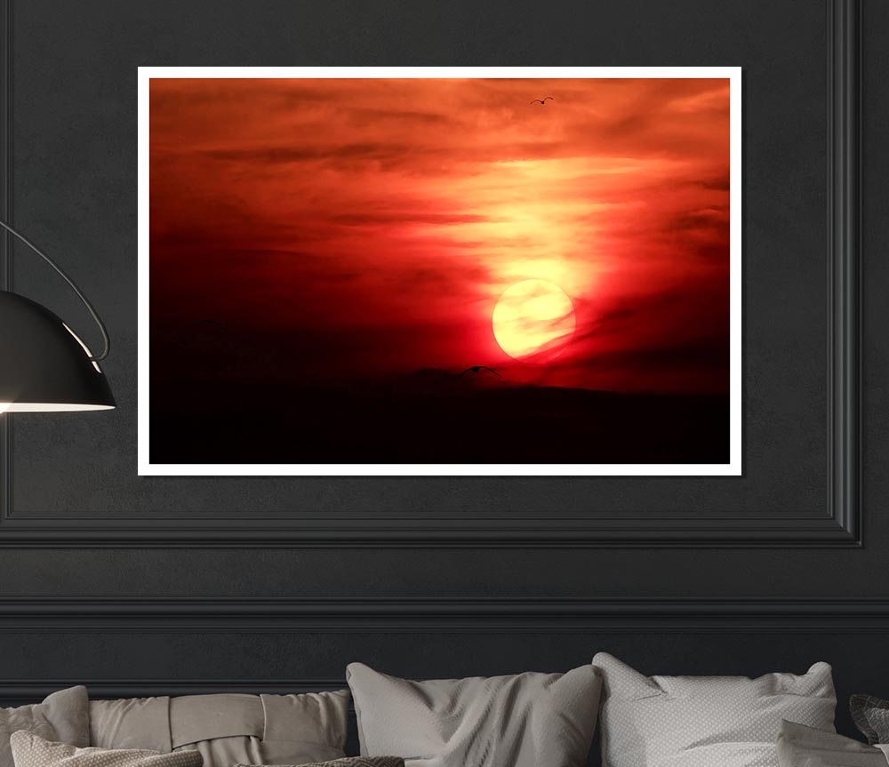Journey To The Sun Print Poster Wall Art