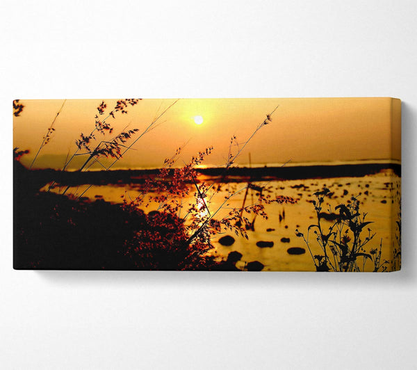 Sonnenuntergang Ozean unten