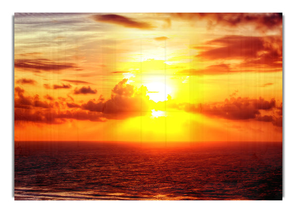 Sonnenaufgang über dem Meer