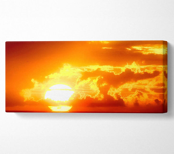 Herrlicher Sonnenuntergangsstrand
