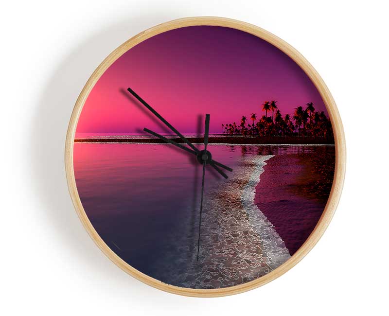 Twilight Sunset Clock - Wallart-Direct UK