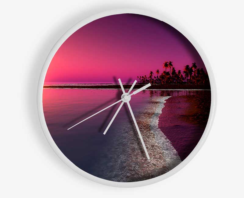 Twilight Sunset Clock - Wallart-Direct UK