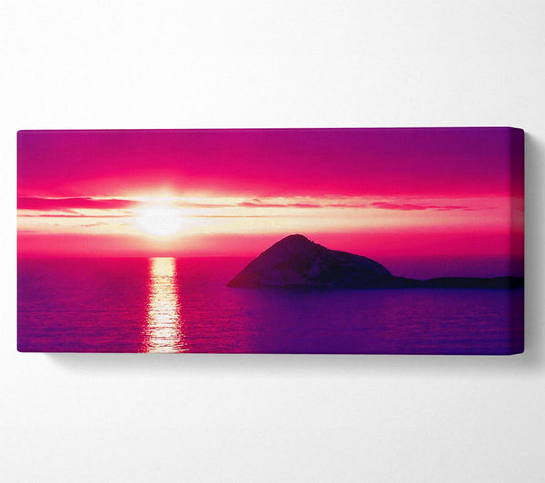 Die Sonne über dem Ozeanhimmel