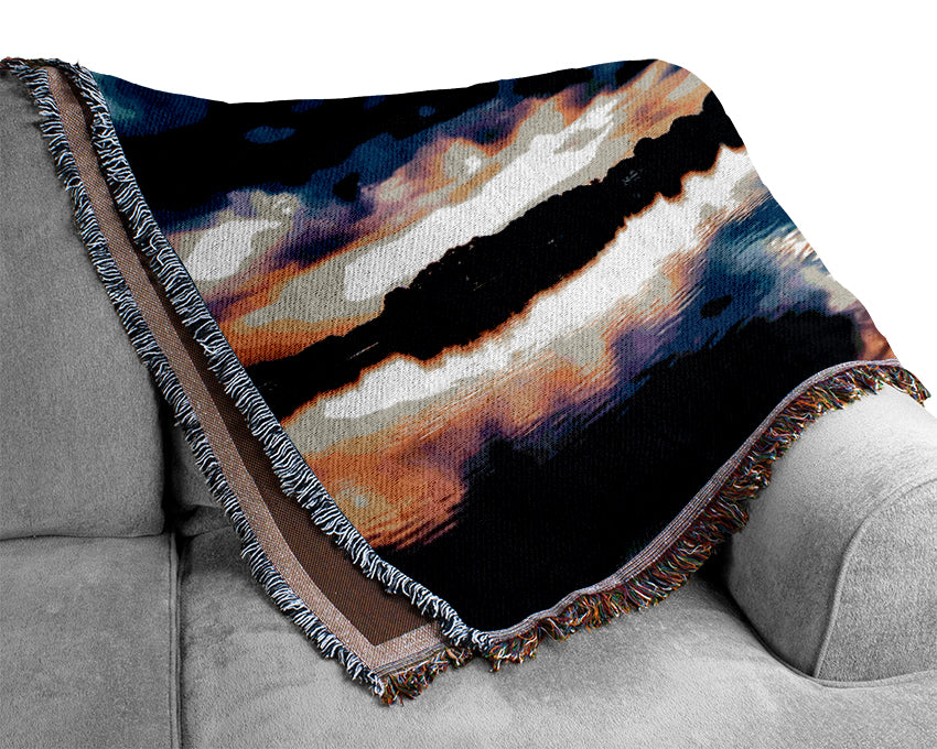 The Rays Of God Woven Blanket