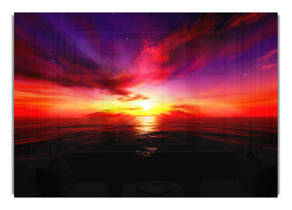 Sonnenuntergang in einer anderen Welt