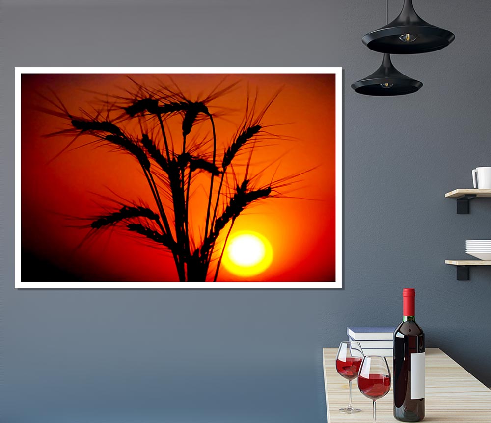 The Wheats Source Of Energy Print Poster Wall Art