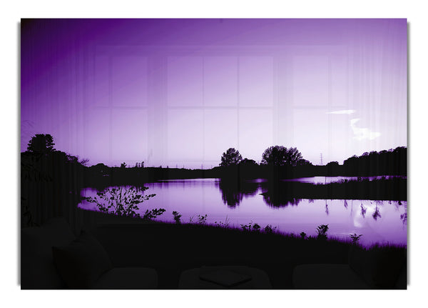 Purple Peacefull Waters