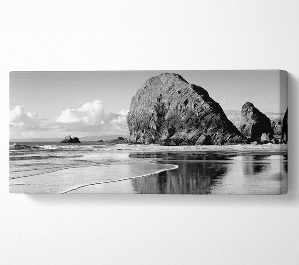 Strandfelsen B und W