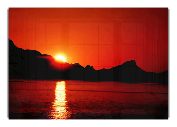 Sonnenuntergang an der Küste