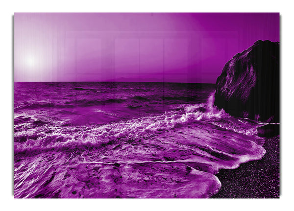 Purple Ocean Sun