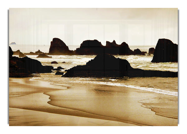 Sepia Ozean Freude
